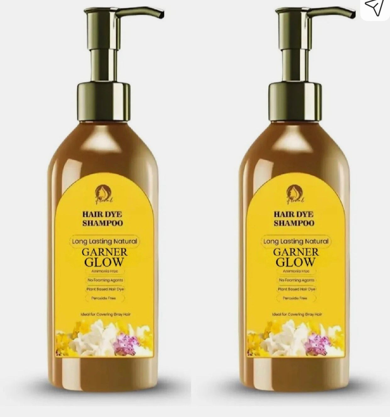 Hair Dye Shampoo for Women & Men (Pack Of 2)